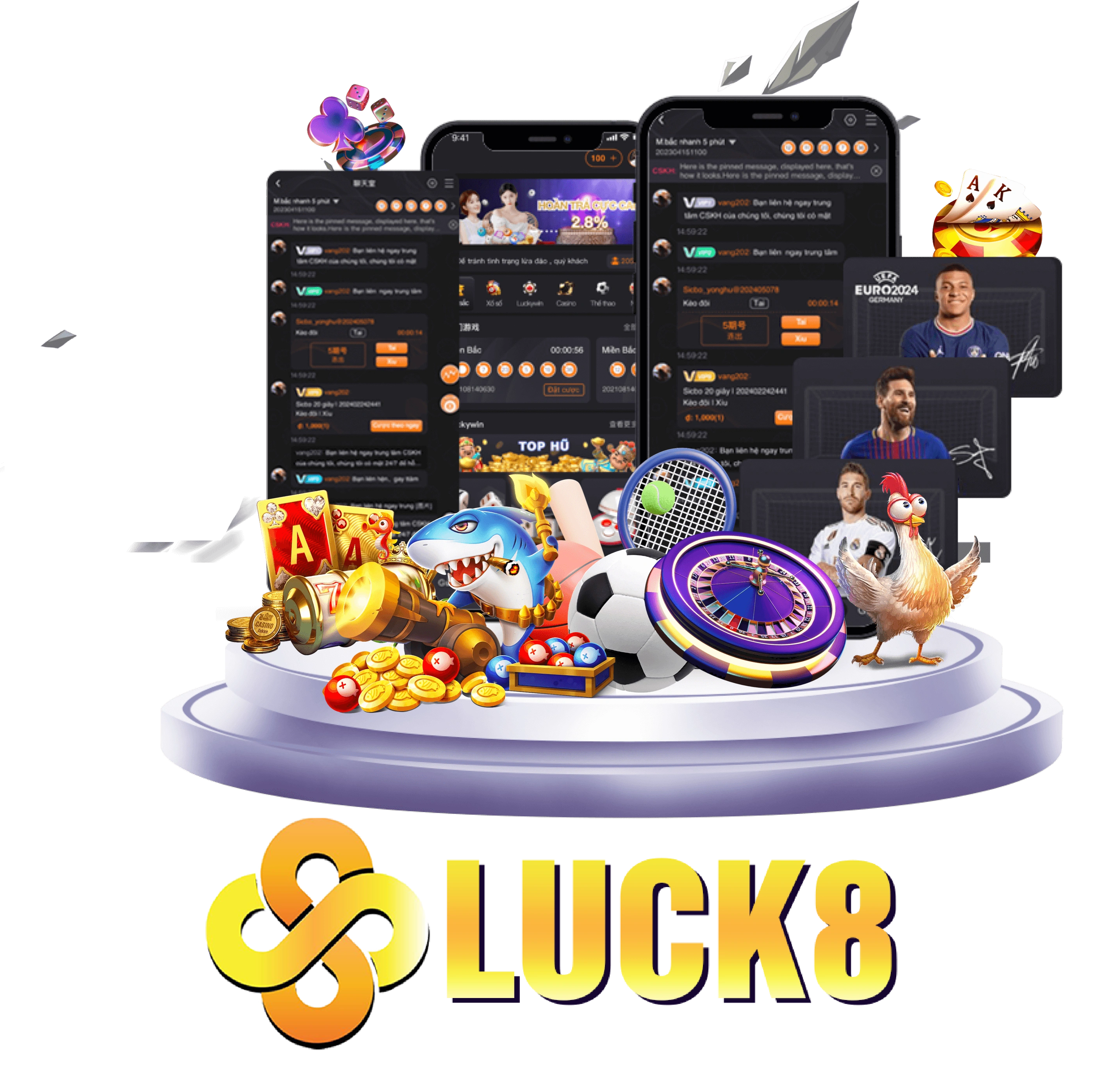 Ứng dụng Luck8 trên thiết bị di động